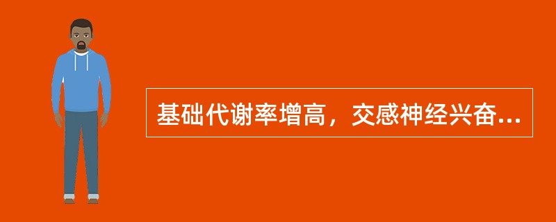 基础代谢率增高，交感神经兴奋增强而致的心悸常见于（　　）。