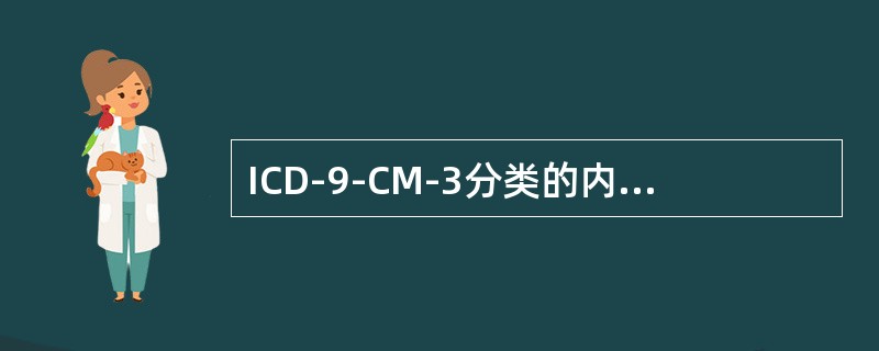 ICD-9-CM-3分类的内容是（　　）。