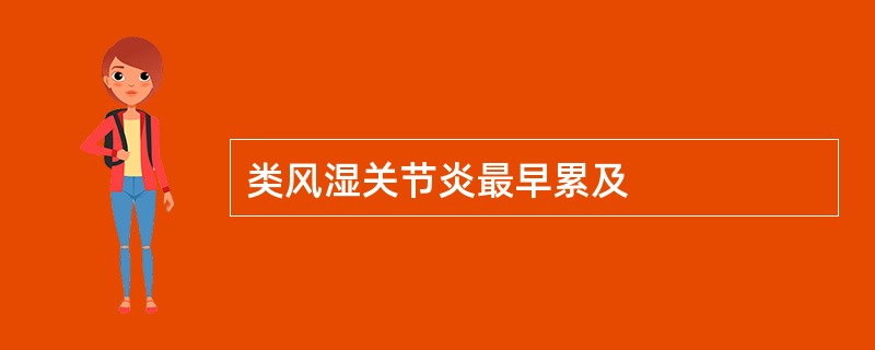 类风湿关节炎最早累及