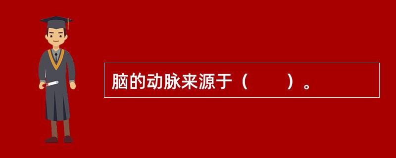 脑的动脉来源于（　　）。