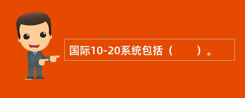 国际10-20系统包括（　　）。