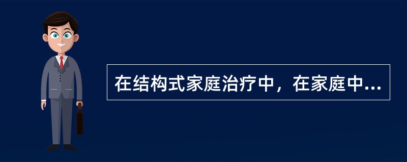 在结构式家庭治疗中，在家庭中持续起作用、对系统进行调控，家庭成员间的互动行为模式，称为家庭的（）