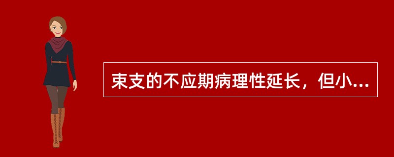 束支的不应期病理性延长，但小于PP间距，在心率增快时出现的束支阻滞应诊断为（　　）。