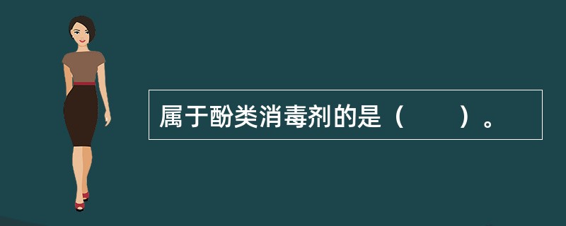 属于酚类消毒剂的是（　　）。