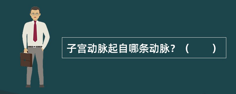 子宫动脉起自哪条动脉？（　　）