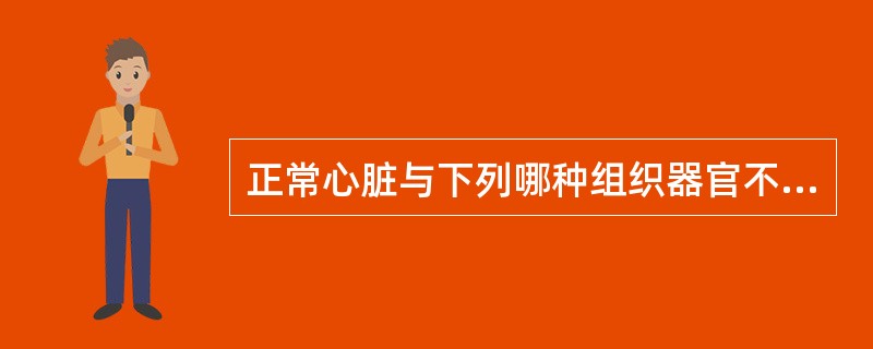 正常心脏与下列哪种组织器官不毗邻？（　　）