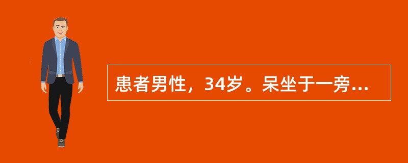患者男性，34岁。呆坐于一旁，对医生的任何提问均不作回答，医生让其开口喝水时，患者却双唇紧闭，扭头逃避面前的杯子，该患者的症状可能属于（　　）。