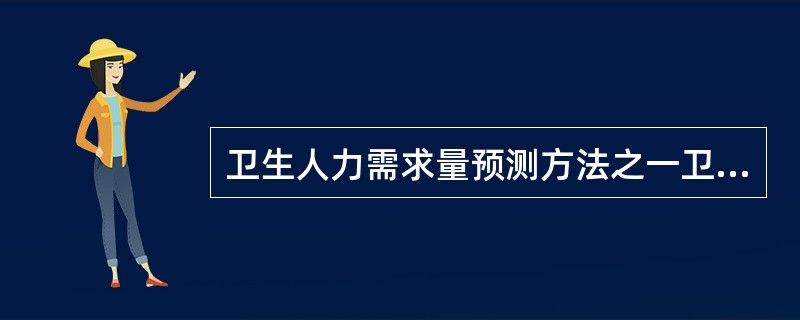 卫生人力需求量预测方法之一卫生需要法是建立在()确定卫生服务的需要量。
