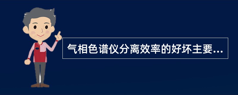 气相色谱仪分离效率的好坏主要取决于何种部件（）