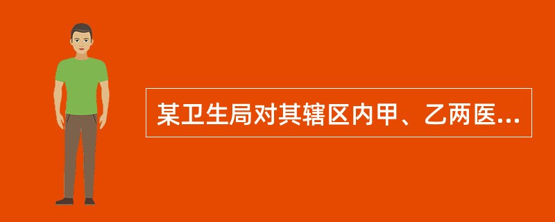 某卫生局对其辖区内甲、乙两医院医疗技术人员的业务素质进行考核，在甲医院随机抽取100人，80人考核结果为优良；乙医院随机抽取150人，100人考核结果为优良。<br />若上题中假设检验结