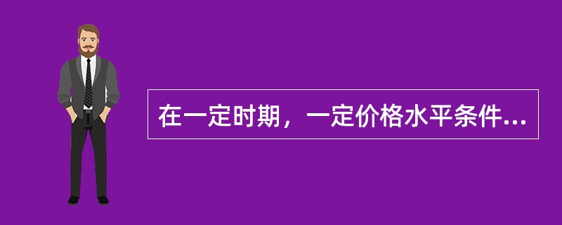 在一定时期，一定价格水平条件下，消费者愿意而且能够购买某种产品或者服务的数量称为()。