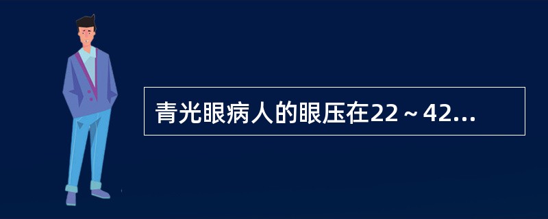 青光眼病人的眼压在22～42mmHg，非青光眼病人的眼压在14～26mmHg，根据这些资料，可以认为：<br />如果将筛检标准值定为22mmHg，可以认为灵敏度与特异度的关系为()。