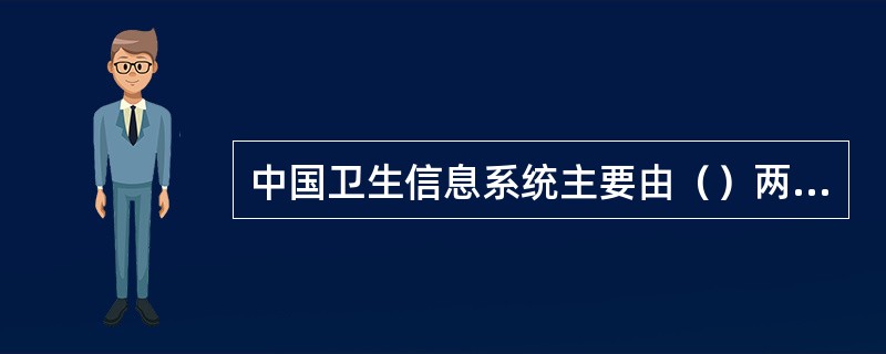 中国卫生信息系统主要由（）两大部分组成。