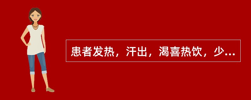 患者发热，汗出，渴喜热饮，少气懒言，面色白，便溏食少，舌质淡，苔薄白，脉虚弱。治宜首选（）