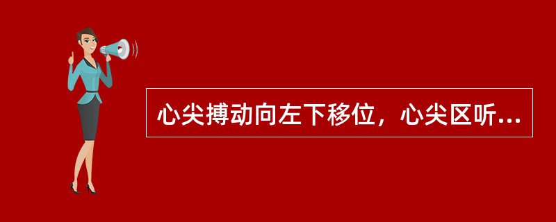 心尖搏动向左下移位，心尖区听到4级收缩期吹风样杂音，最可能的诊断是（）