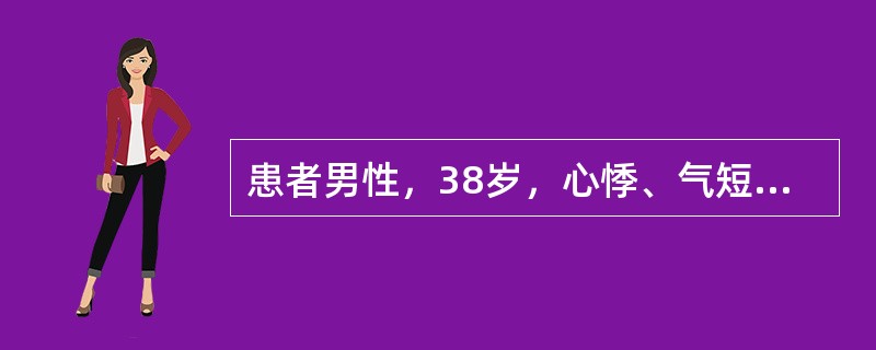 患者男性，38岁，心悸、气短，伴双下肢水肿6个月，胸部体检双肺底可闻及细小湿啰音，心脏向左下扩大，心音低钝，心尖区可闻及3／6级收缩期吹风样杂音，肝大，否认发热和游走性关节肿痛史首先应考虑的诊断是（）