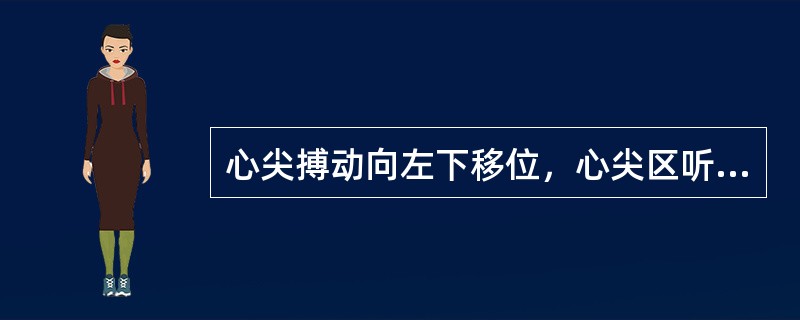 心尖搏动向左下移位，心尖区听到4级收缩期吹风样杂音，最可能的诊断是（）