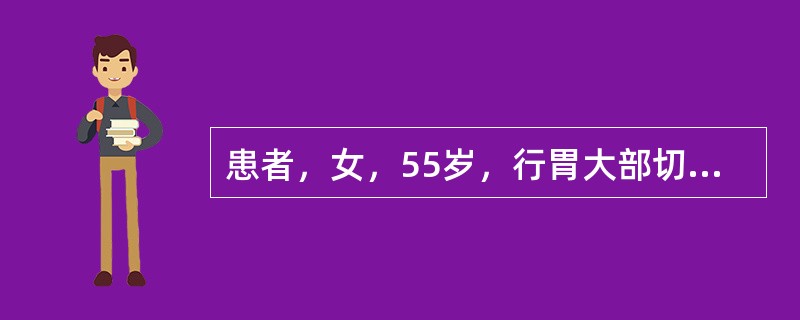 患者，女，55岁，行胃大部切除术后，进食后发生呕吐，呕吐物不含胆汁，可能并发（）