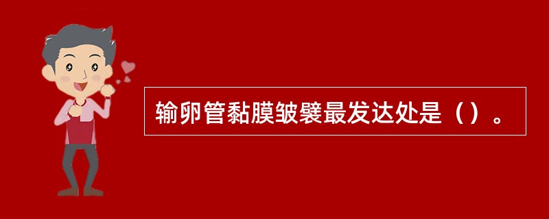 输卵管黏膜皱襞最发达处是（）。