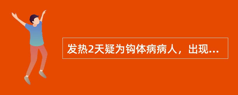 发热2天疑为钩体病病人，出现烦躁不安，呼吸困难。体格检查：P130次/分，R42次/分，双肺呼吸音粗，有散在湿啰音。以下哪项处理较好（）