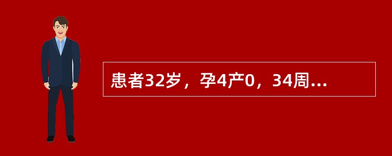 患者32岁，孕4产0，34周妊娠，曾有3次人工流产史，因阴道中量流血2天入院。体检：宫高30cm，无宫缩，头先露，胎心率140次／分。最有利的辅助检查是（）