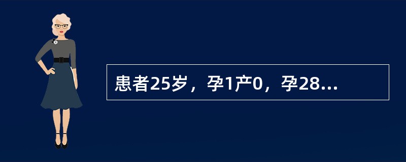 患者25岁，孕1产0，孕28周，阴道发生流血2次，量不多，未治疗自止，今又有少量流血来院就诊。体检：宫高27cm，腹围78cm，胎心148次／分，胎位LSA，臀先露，未入盆。于孕40天时曾出现少量阴道