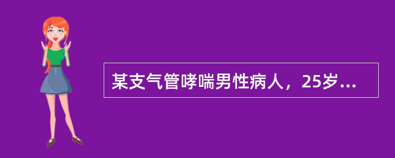 某支气管哮喘男性病人，25岁，突然剧烈胸痛、呼吸困难、发绀，首先应考虑的是（）