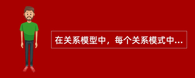在关系模型中，每个关系模式中的关键字（　　）。