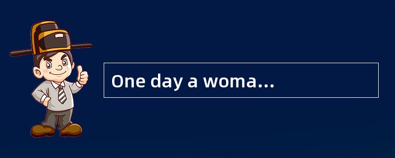 One day a woman got into her car and start driving home after work.Suddeny,she saw a yellow car behi