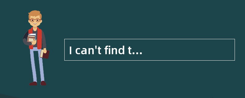 I can't find the key _____the door. Maybe I lost it.