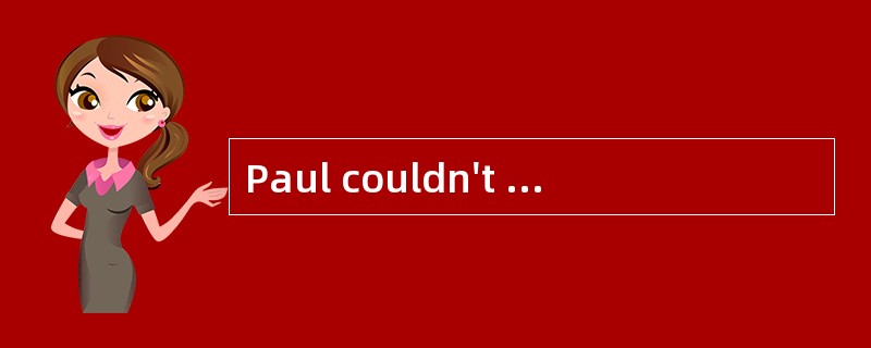 Paul couldn't sleep last night. He woke up early and sat up, and then he lay down again. He fel