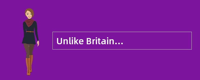 Unlike Britain，the US does not have a national health care service. The government does help pay for