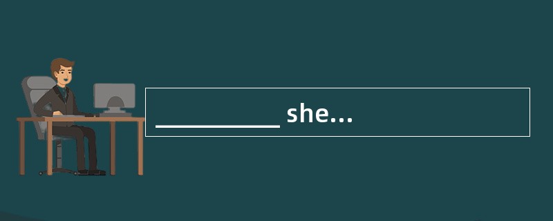 __________ she survived the accident is miracle.