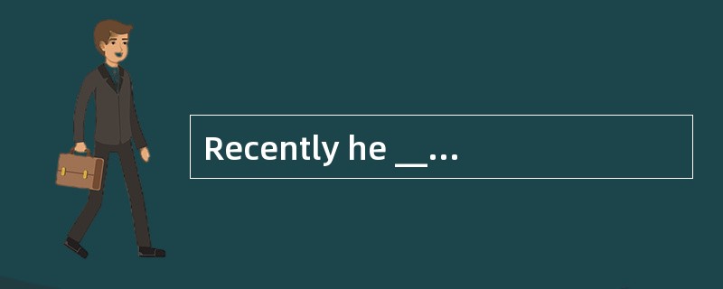 Recently he _____every night until after one o' clock, preparing for the final exam.