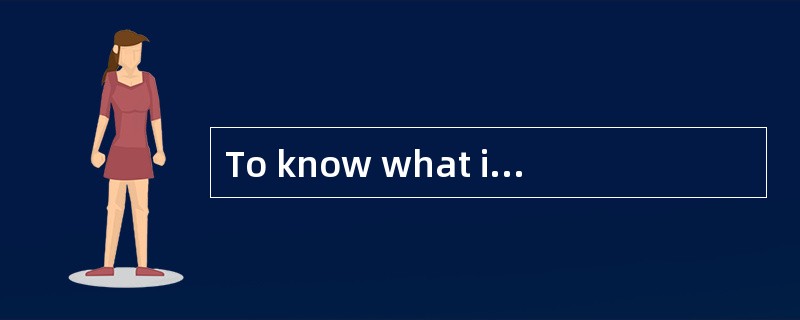 To know what is good and_____are two different things.