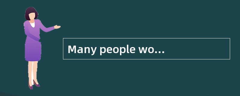 Many people would agree that stress is a major problem in modern life. It is certainly true that wor