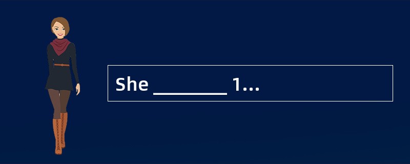 She ________ 100 pages of the book today. She ________ 100 pages of the book today.