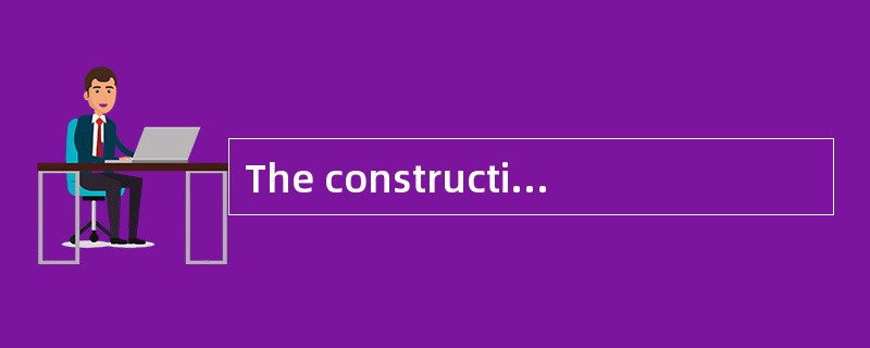 The construction of the new bridge has been ____ for two weeks because of the bad weather.