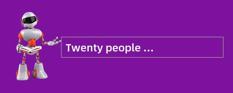 Twenty people were ________ wounded in the air crash.