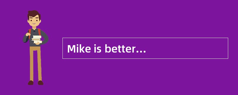 Mike is better than Peter_______swimming.