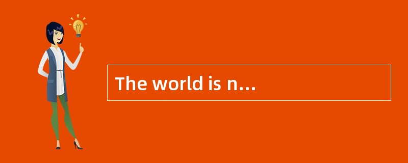 The world is not only hungry; it is also thirsty for water. This may seem strange to you, since near