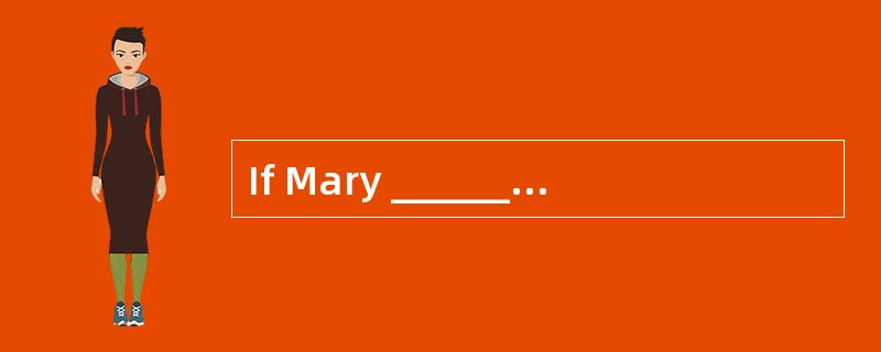 If Mary ______shopping this afternoon, please ask her to write a shopping list first.