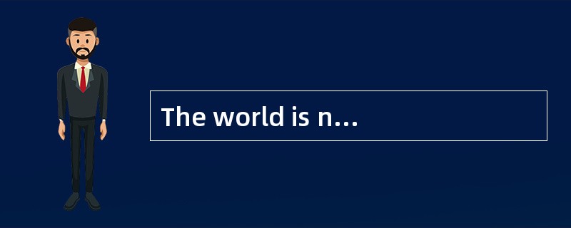 The world is not only hungry; it is also thirsty for water. This may seem strange to you, since near