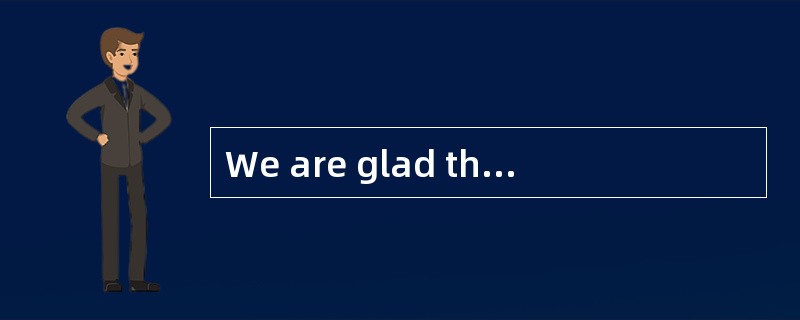 We are glad that we finally managed to get into contact ______ them.