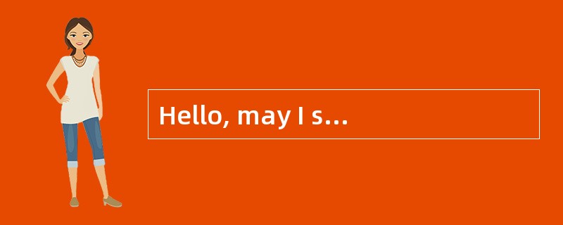 Hello, may I speak to Mr. Clinton?<br/>- _________