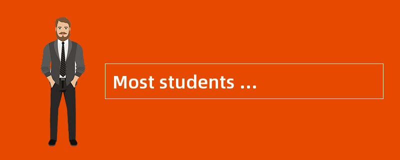 Most students feel satisfied with the progress they've made.