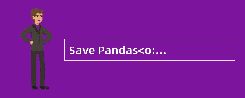 Save Pandas<o:p></o:p></p><p class="MsoNormal ">With theSwitzerlan