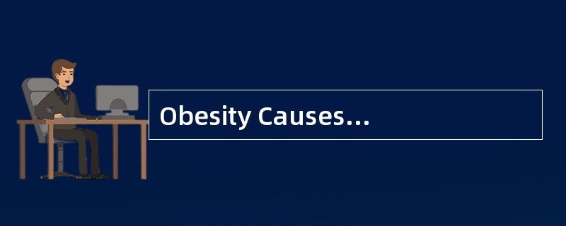 Obesity CausesGlobal Warming<o:p></o:p></p><p class="MsoNormal ">T