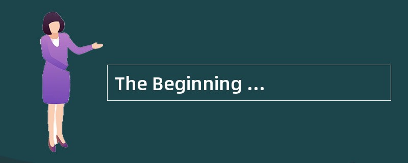 The Beginning ofAmerican Literature<o:p></o:p></p><p class="MsoNormal &quo