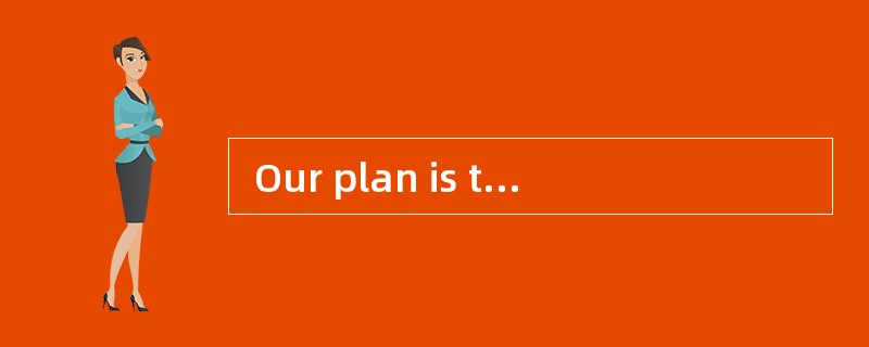  Our plan is to [allocate]one member of staff to handle appointments.